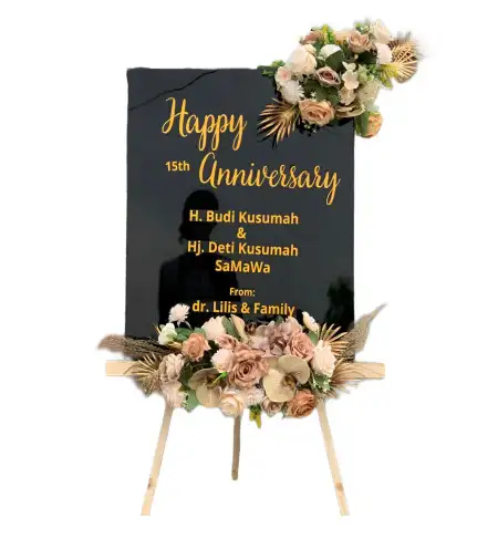 Papan Bunga Akrilik Nglengkir