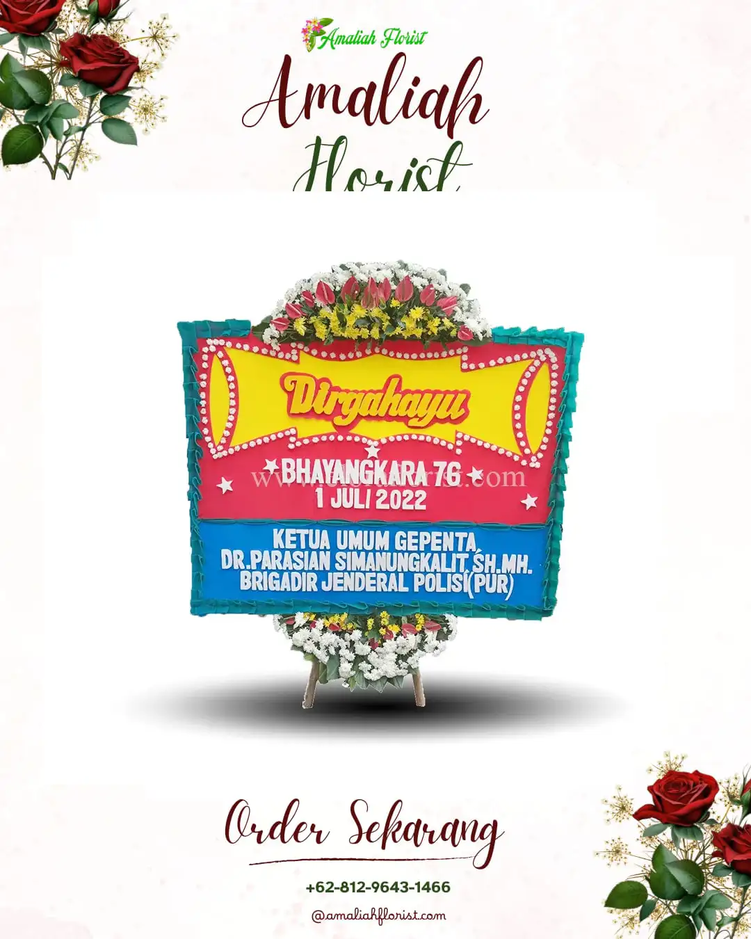 Papan Bunga HUT Ulang Tahun Nglengkir